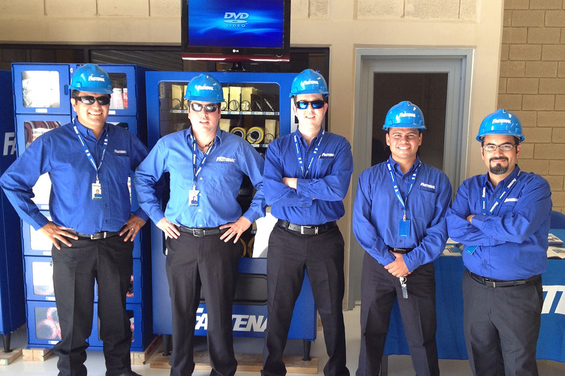 Fastenal employees at customer site