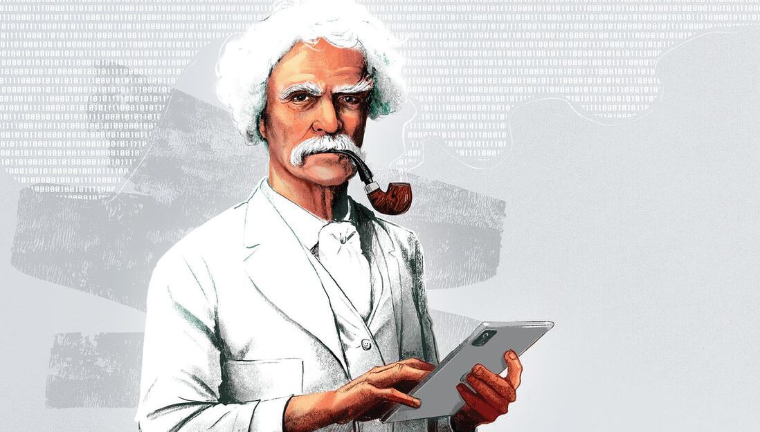 Mark Twain data illustration