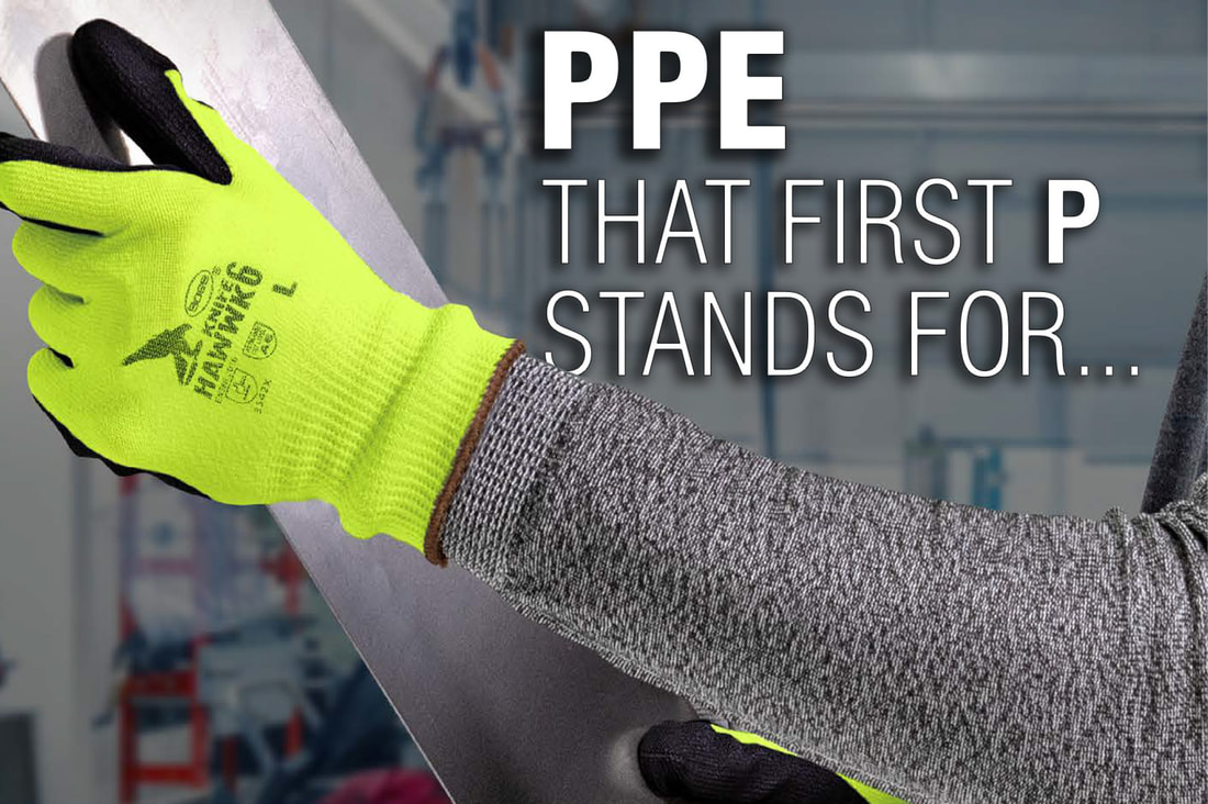 Person wearing PPE