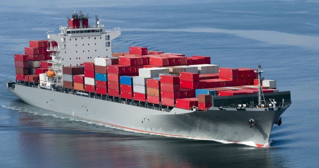 Ship carrying cargo